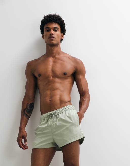 ASOS DESIGN - Superkorte zwemshort in saliegroen, 5 van 5