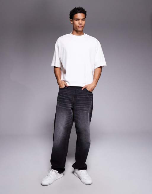 ASOS DESIGN - Superkraftig og oversized cremehvid T-shirt med firkantet pasform   , 2 af 5
