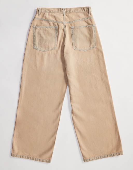 ASOS DESIGN - Superposede jeans i lys vask med farve, 4 af 5