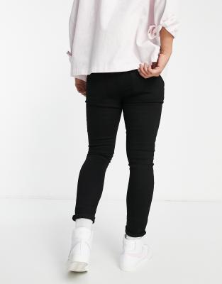 black ankle grazer jeans