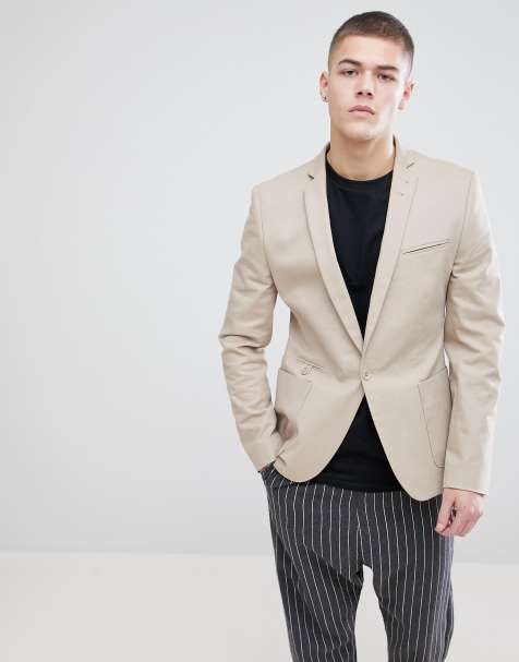 ASOS DESIGN – Superskinny blazer i bomull - view 1