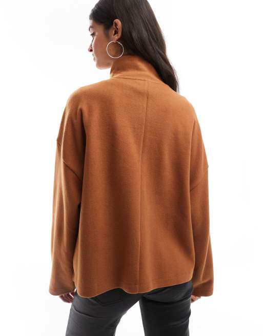 Funnel neck cardigan store
