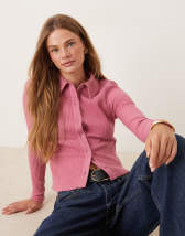 ASOS DESIGN V-neck mini smock dress with tie bust and contrast velvet trim in check