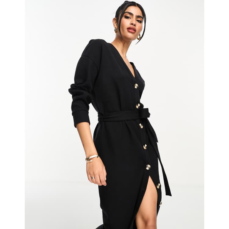 Cardigan wrap dress best sale