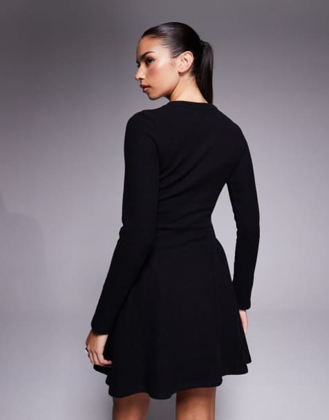 asos black sweater dress ASOS Design - Maxi Sweater Dress - Women - Polyester/Cotton - 0 US