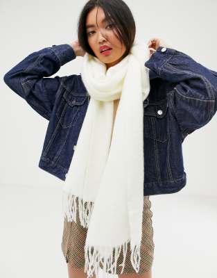 white scarf