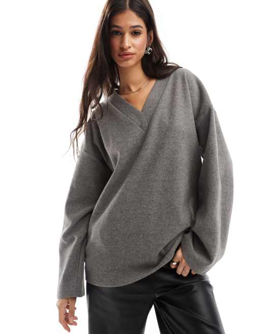 Asos v neck sweater sales
