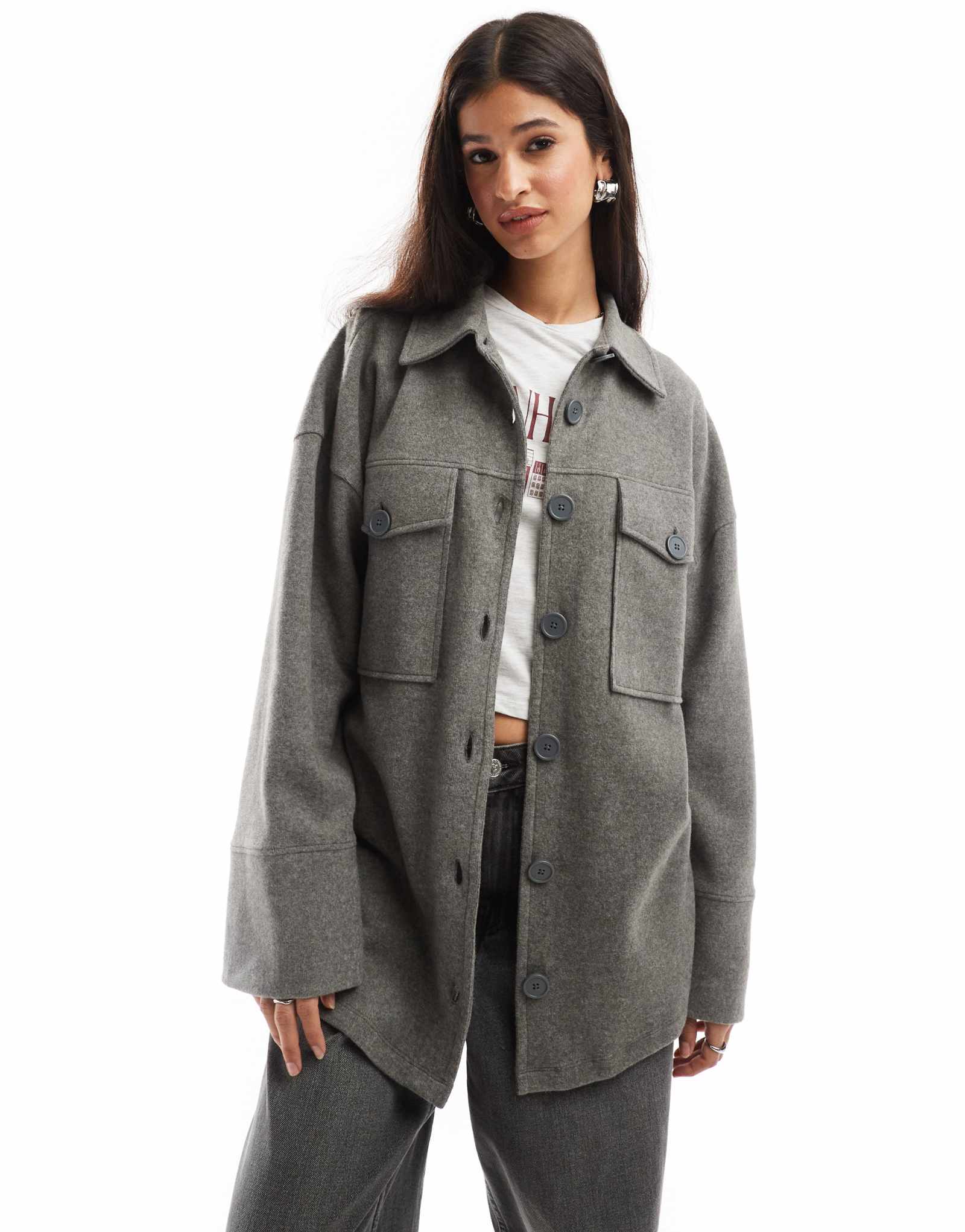 ДИЗАЙНЕРСКАЯ сверхмягкая застежка ASOS из древесно-коричневого вереска