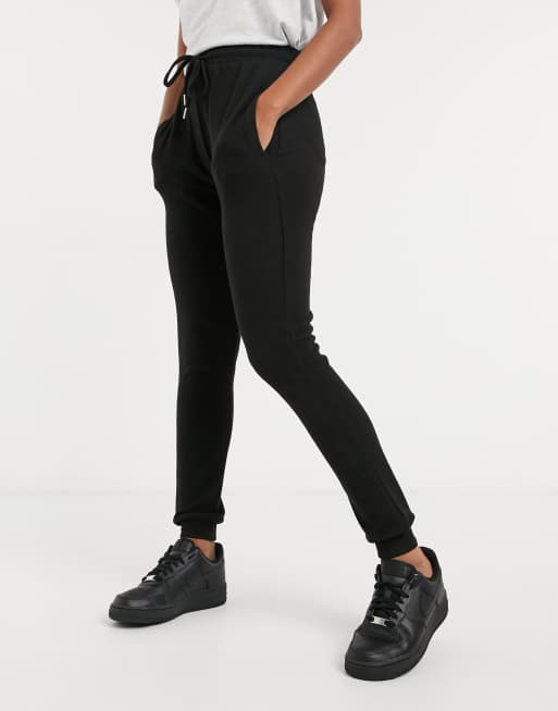 ASOS DESIGN Tall basic joggers with tie waist in cotton