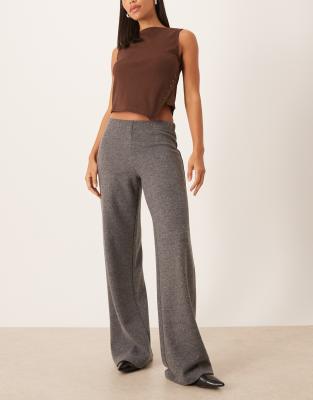 ASOS DESIGN - Superweiche Hose in Braun, Kombiteil-Brown