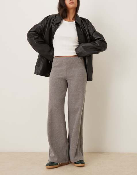 ASOS DESIGN – Superweiche Hose in Hellgrau, Kombiteil - view 1