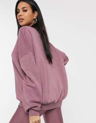 mauve sweatshirt