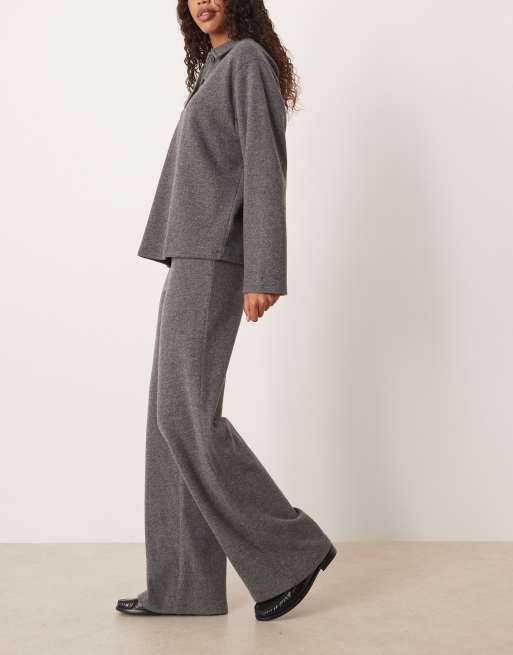 ASOS DESIGN - Superzachte broek in grijs, deel van co-ord set , 3 van 5