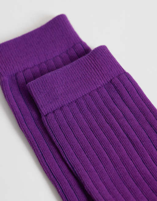 ASOS DESIGN - Superzachte enkelsokken in violet, 2 van 3