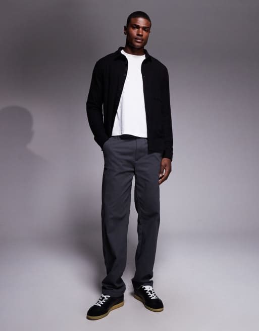 ASOS DESIGN - Surchemise à la texture brossée - Noir, 2 de 5