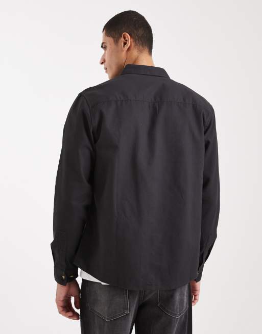 ASOS DESIGN - Surchemise en coton - Noir, 3 de 5