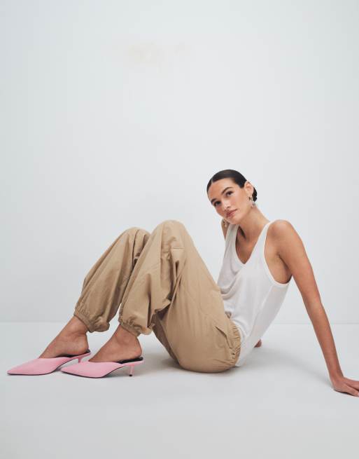 ASOS DESIGN - Surprise - Mules pointues à petits talons - Rose, 3 de 11