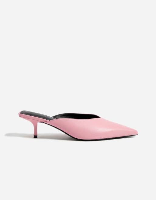 ASOS DESIGN - Surprise - Mules pointues à petits talons - Rose, 5 de 11