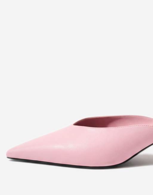 ASOS DESIGN - Surprise - Mules pointues à petits talons - Rose, 7 de 11