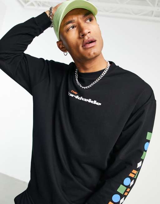 ASOS DESIGN - Survêtement léger à imprimés techniques multiples - Noir, 3 de 4