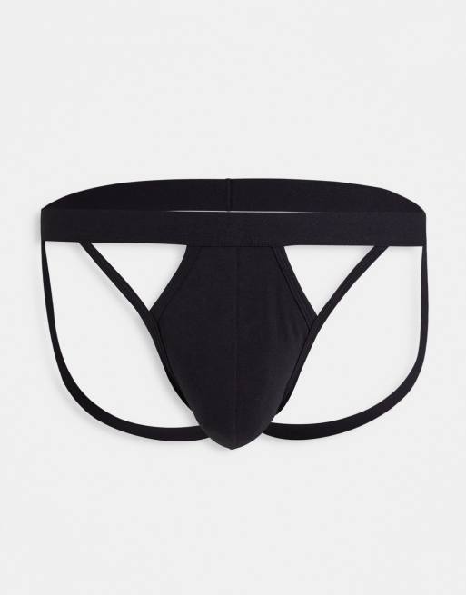 ASOS DESIGN – Suspensoar med utskurna paneler framtill