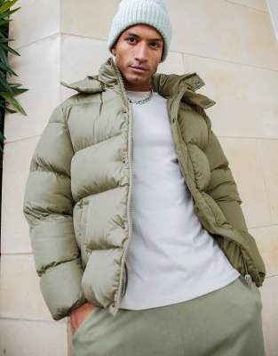 tommy hilfiger sustainable padded down jacket
