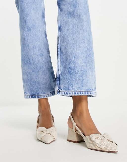 Asos mid hot sale heel shoes