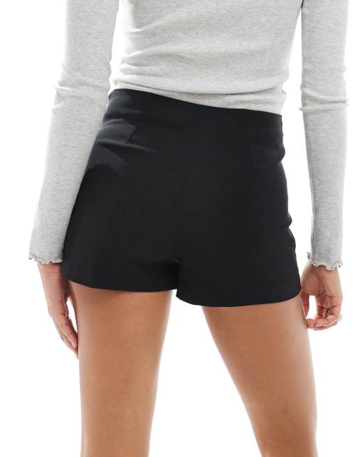 ASOS DESIGN – Svart asymmetrisk skort med omlottdesign, 4 av 5