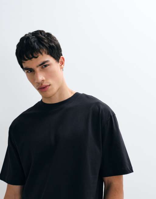 ASOS DESIGN – Svart, avslappnad bas-t-shirt, 4 av 5