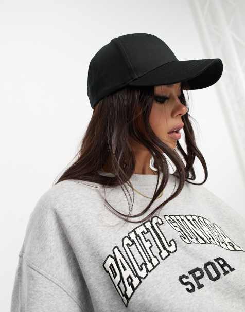 ASOS DESIGN – Svart enkel baseballkeps med förbättrad passform - view 1