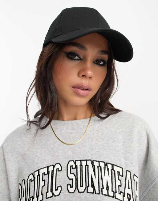 ASOS DESIGN – Svart enkel baseballkeps med förbättrad passform , 2 av 4