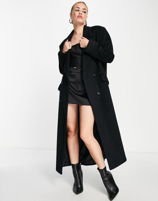 ASOS DESIGN – Svart finkappa i dad-modell 