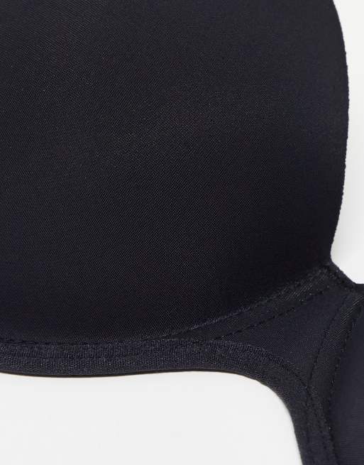 ASOS DESIGN – Svart, formpressad, självhäftande behå utan axelband och bakstycke, 3 av 4