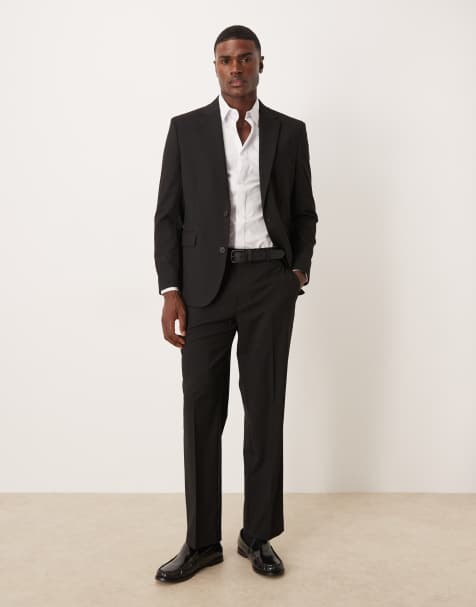 ASOS DESIGN – Svart kavaj i regular fit, del av kostym - view 1