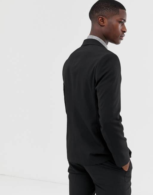 ASOS DESIGN – Svart kostymjacka med extra smal passform, 2 av 4