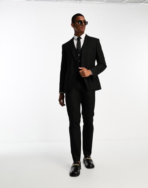 ASOS DESIGN – Svart kostymjacka med smal passform, 5 av 5