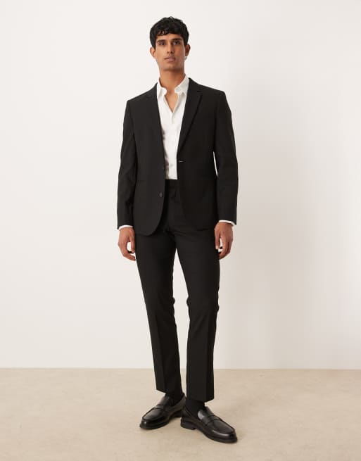 ASOS DESIGN – Svart kostymjacka med smal passform, 2 av 5
