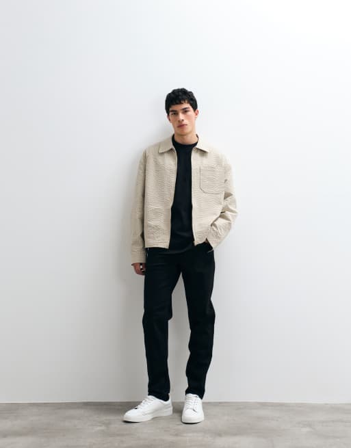 ASOS DESIGN – Svart, kraftig t-shirt i oversize med långa ärmar, 2 av 5