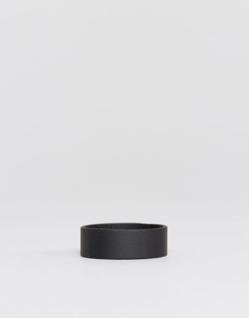 ASOS DESIGN – Svart lillefingerring i matt rosa, 4 av 4