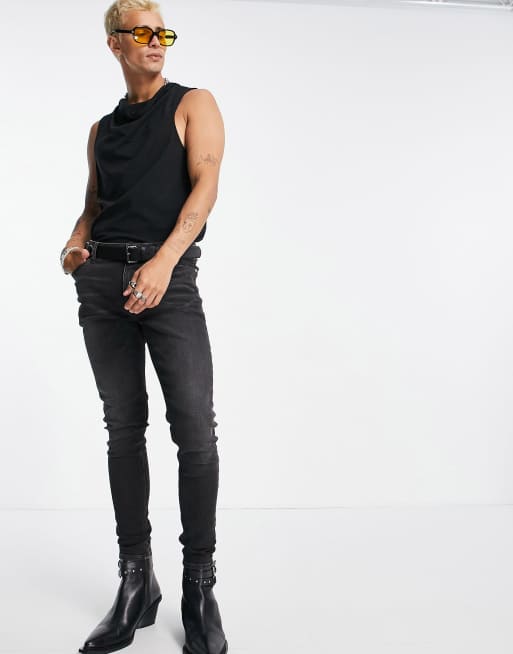 ASOS DESIGN – Svart linne med draperad ringning, 4 av 4