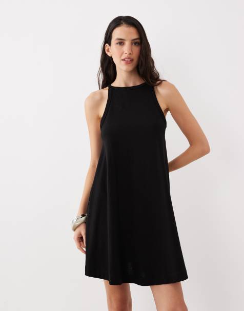 ASOS DESIGN – Svart miniklänning i trapeze-modell - view 1