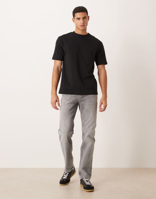 ASOS DESIGN – Svart, mjuk, kraftig t-shirt med avslappnad passform, 2 av 5