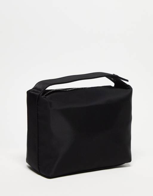 ASOS DESIGN – Svart necessär med handtag