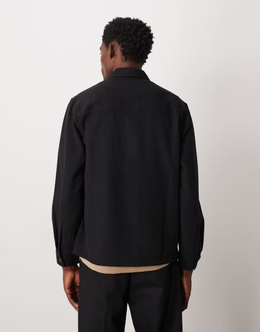 ASOS DESIGN – Svart overshirt, 3 av 5