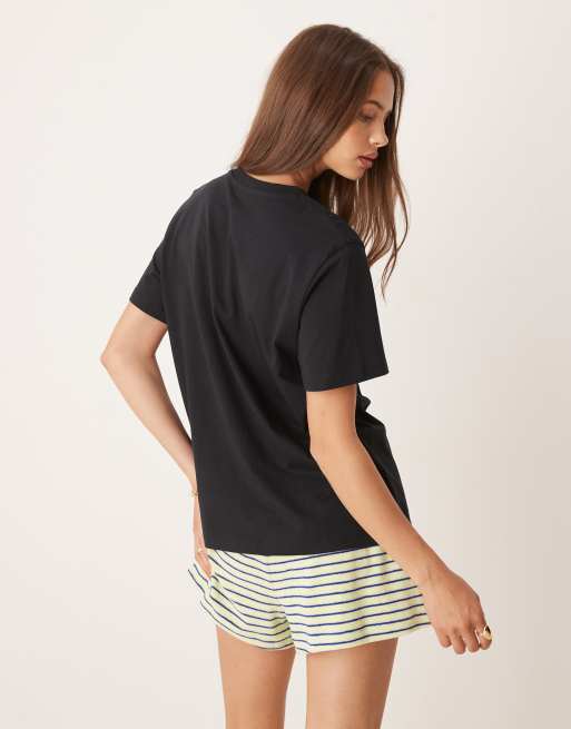 ASOS DESIGN – Svart, regular t-shirt med New Mexico- och solrostryck, 2 av 4