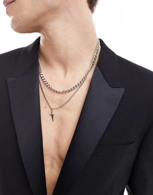 ASOS DESIGN – Svart smoking-jumpsuit med fyrkantiga axlar, 2 av 5