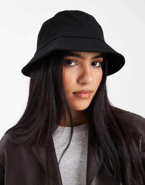 ASOS DESIGN – Svart solhatt i bomullskanvas - view 1