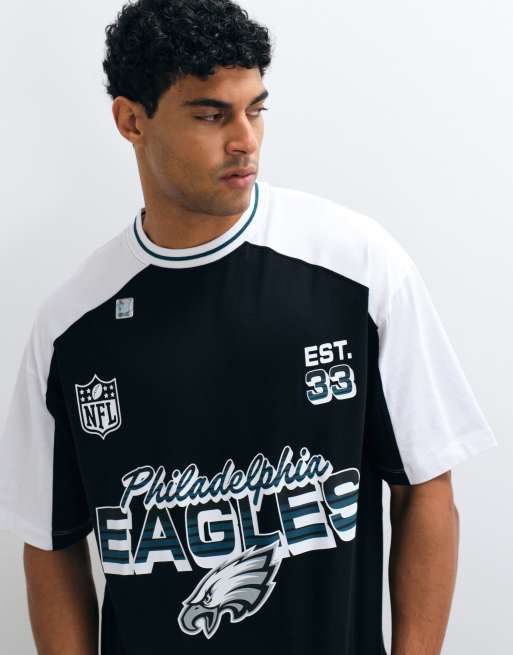ASOS DESIGN – Svart t-shirt i oversize med NFL Philadelphia Eagles-tryck, 2 av 5