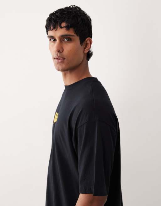 ASOS DESIGN – Svart t-shirt i unisex-modell och oversize med The Simpsons-tryck, 5 av 5