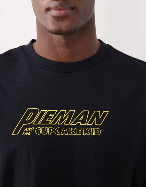 ASOS DESIGN – Svart t-shirt i unisex-modell och oversize med The Simpsons-tryck, 5 av 5